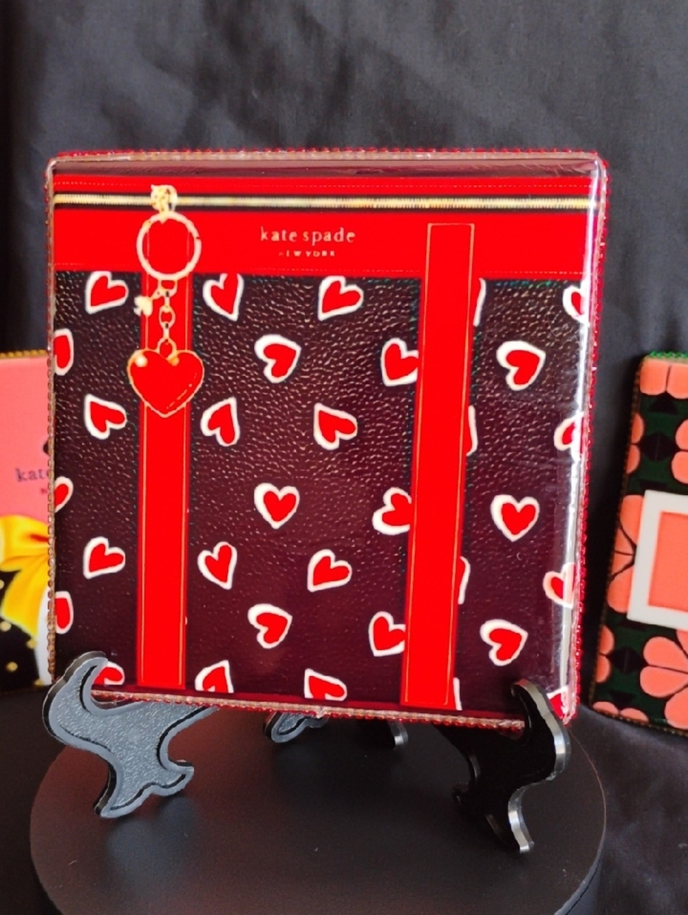 kate spade red and black heart-print Art